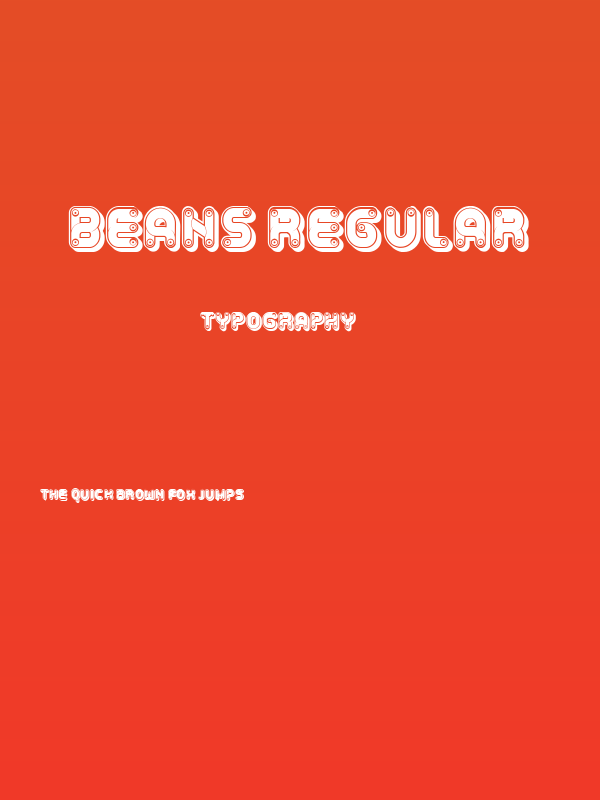 Beans Regular Poster
