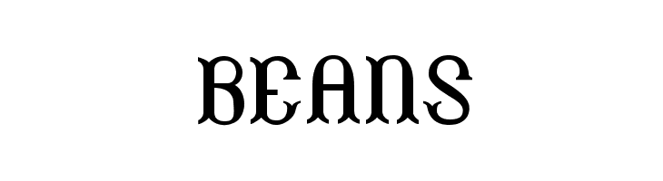 Beans फ़ॉन्ट