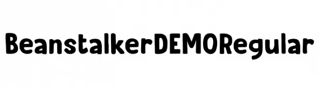 Beanstalker DEMO Regular  les polices de caractères gratuit tlcharger