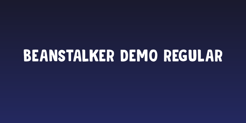 Beanstalker DEMO Regular Social Header