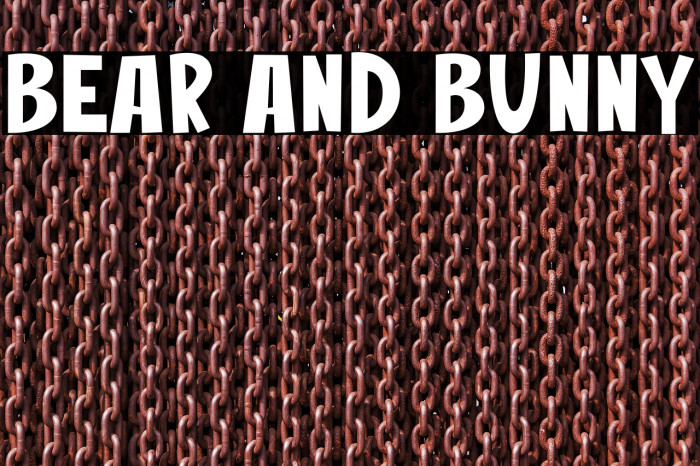 Bear And Bunny Example 1