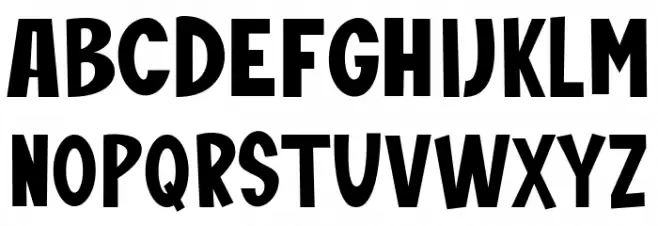 Bear And Bunny Font Litere mici