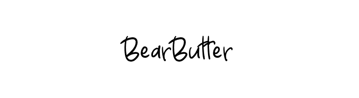 Bear Butter  Free Fonts Download