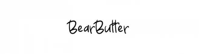 Bear Butter  フリーフォントのダウンロード