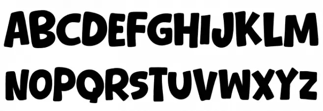 Bear Days フォント 小文字