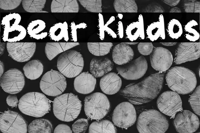 Bear Kiddos Font examples