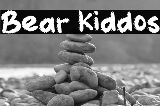 Bear Kiddos Font examples