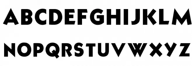 Bear Font UPPERCASE