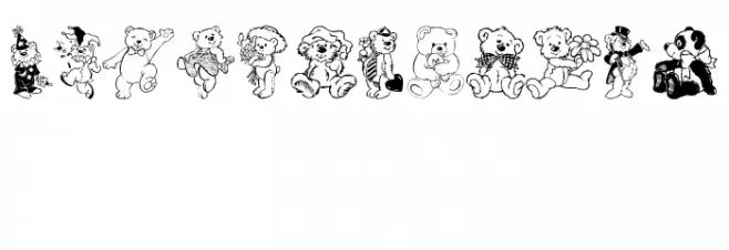 BearBats 字体 大写