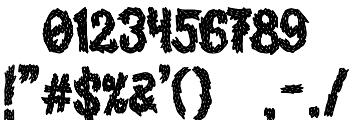 Beard Nation Font OTHER CHARS