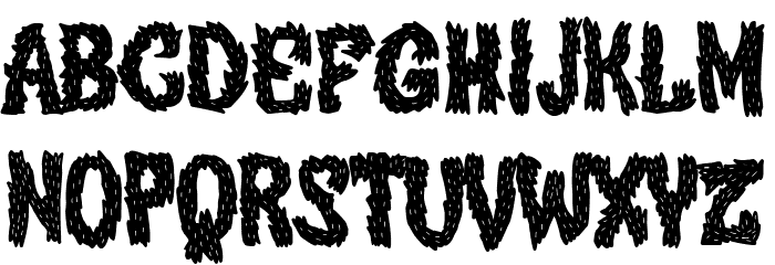 Beard Nation Font LOWERCASE