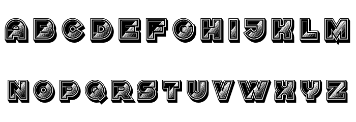 Beard Regular Font LOWERCASE