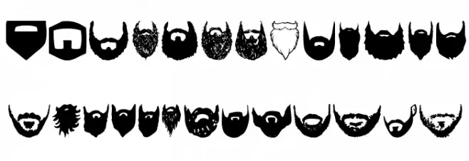 Beard फ़ॉन्ट लोअरकेस