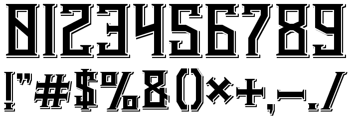 Bearded Lady Combined Font OTHER CHARS