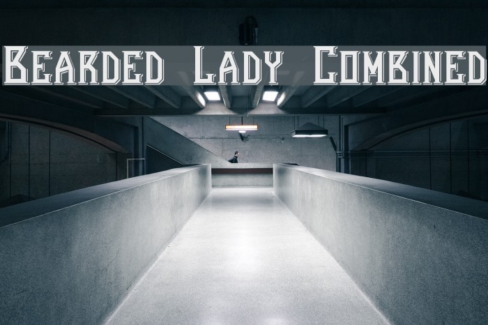 Bearded Lady Combined Font examples