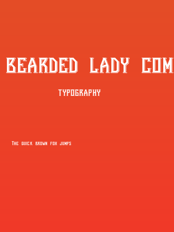 Bearded Lady Combined Poster