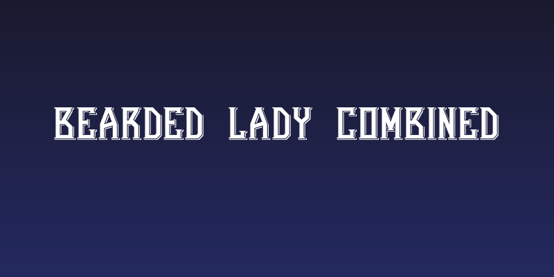 Bearded Lady Combined Social Header
