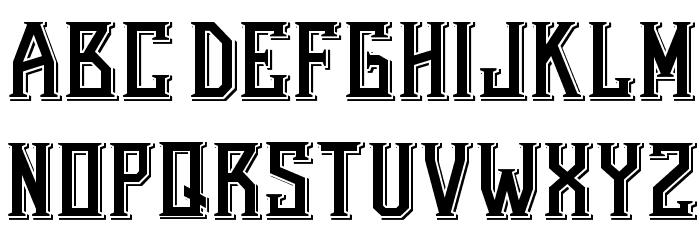 Bearded Lady Combined Font LOWERCASE