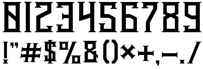 Bearded Lady Regular Font OTHER CHARS