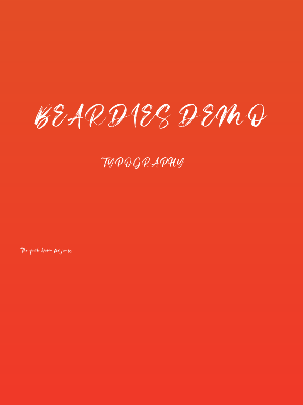 Beardies DEMO Poster