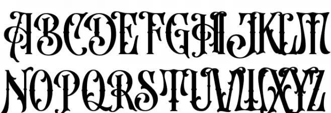 Beardsons Normal Schriftart Groß