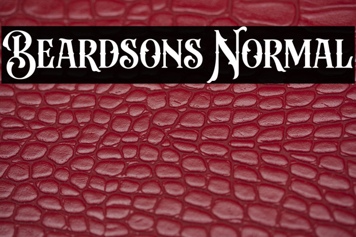 Beardsons Normal Example 3