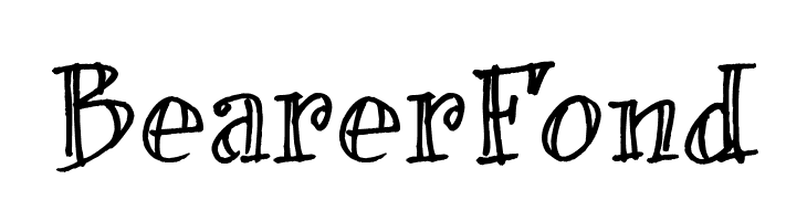 BearerFond  font caratteri gratis