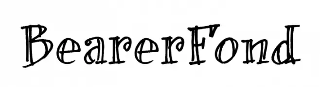 BearerFond  Fuentes Gratis Descargar
