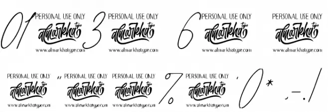 Bearetta Font OTHER CHARS