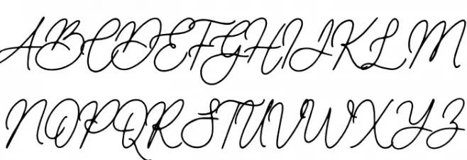 Bearetta フォント 大文字