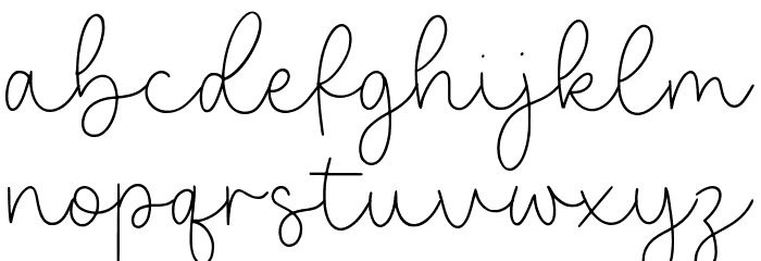 Bearline Font LOWERCASE