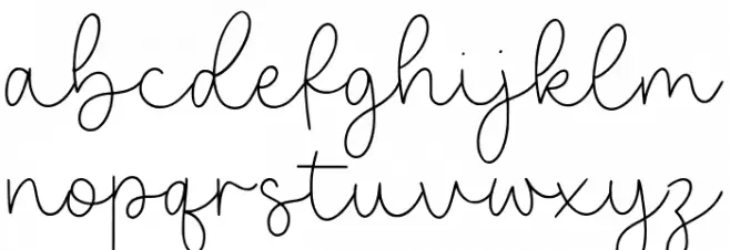 Bearline Caratteri MINUSCOLO