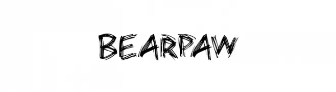 Bearpaw  Скачать бесплатные шрифты