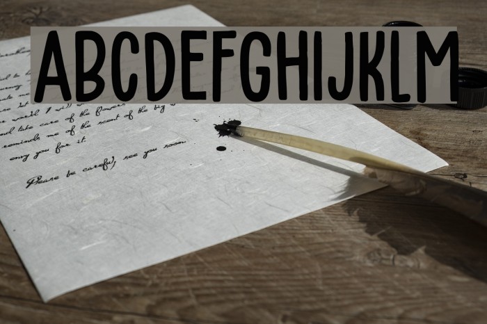 Bearskin DEMO Regular Font examples