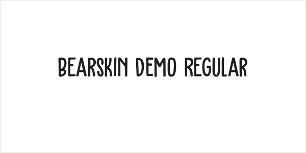 Bearskin DEMO Regular Logo