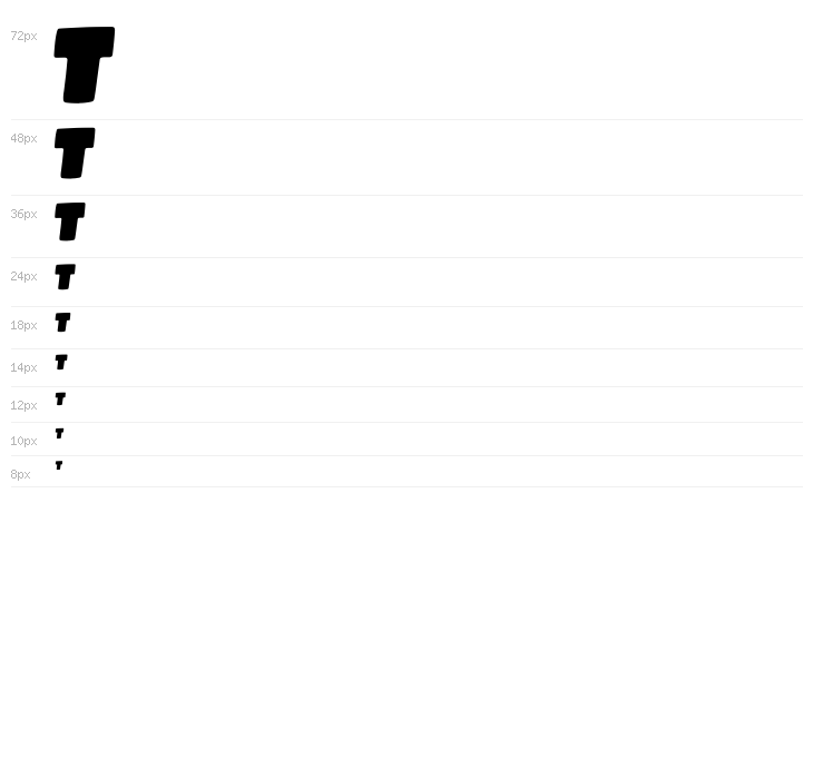 Bearty Free Font Regular Waterfall