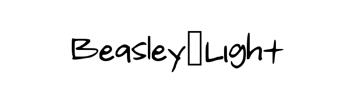 Beasley_Light Font