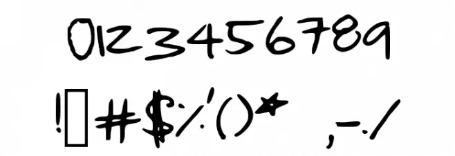 Beasley_Light Font OTHER CHARS