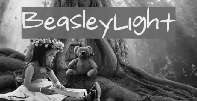 Beasley_Light Font examples