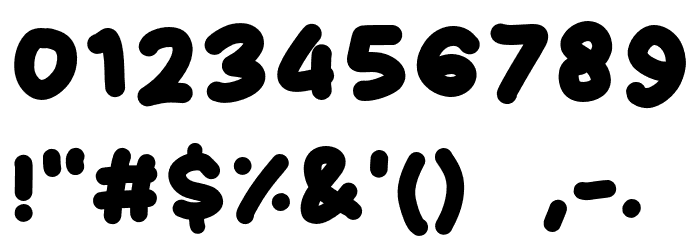 Beast Cake Font OTHER CHARS