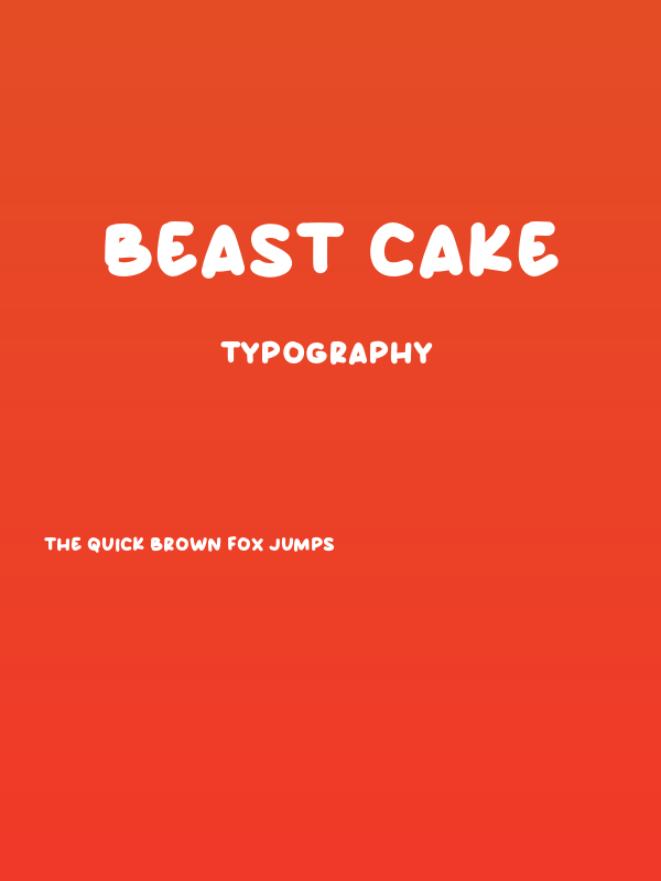 Beast Cake Poster