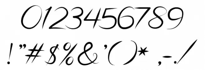 Beast Fantasia Font OTHER CHARS