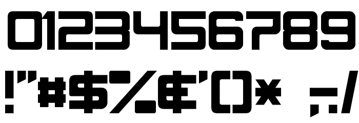 Beast Machines Normal Font OTHER CHARS