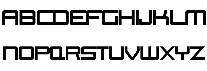 Beast Machines Normal Font LOWERCASE