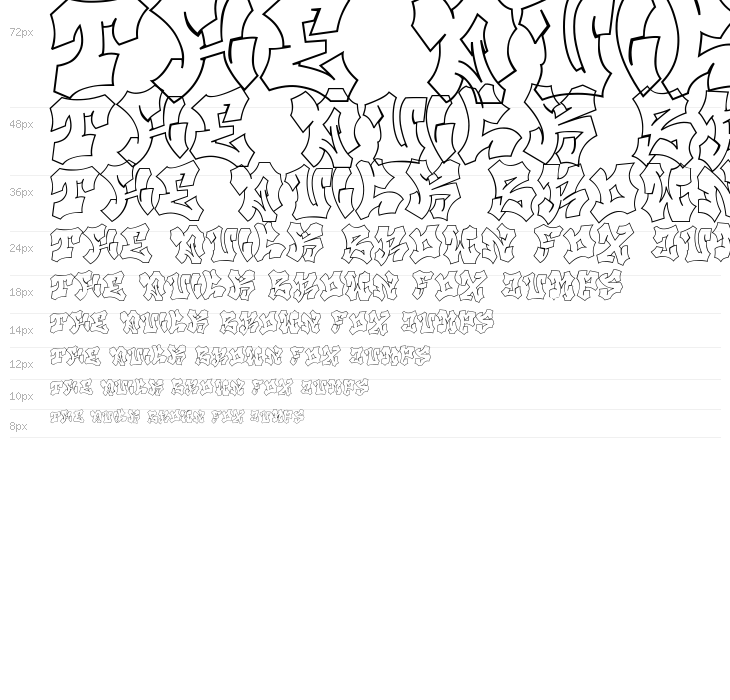 Beast Quotz Outline Outline Waterfall