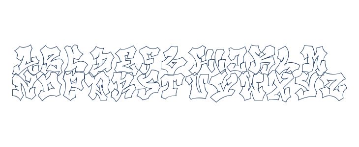 Beast Quotz Outline Outline Lowercase