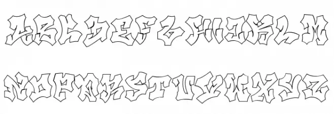 Beast Quotz Outline Outline Polices MINUSCULES