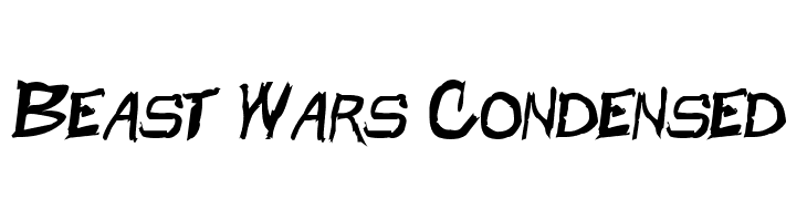 Beast Wars Condensed  Frei Schriftart Herunterladen
