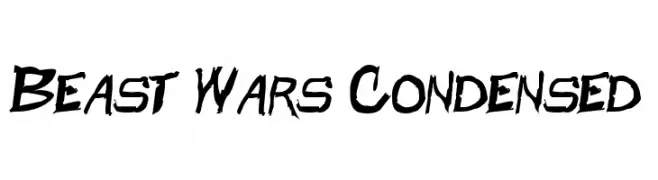 Beast Wars Condensed  تنزيل الخطوط