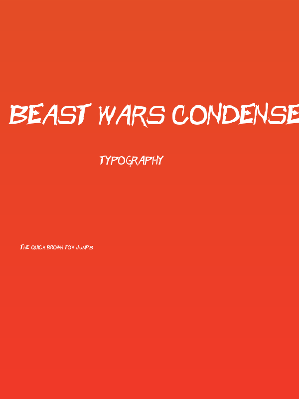 Beast Wars Condensed Poster